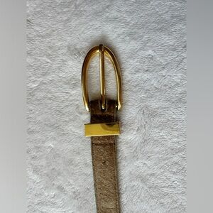 Amanda Smith Leather/Suede/Gold Belt